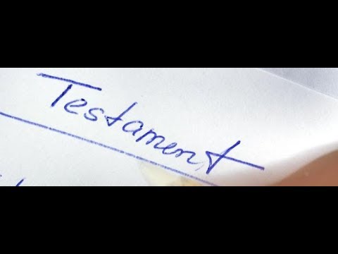 Video: Was sind Nachträge in einem Testament?