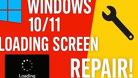 Windows 10,11 Stuck on Loading Screen FIX NOW!