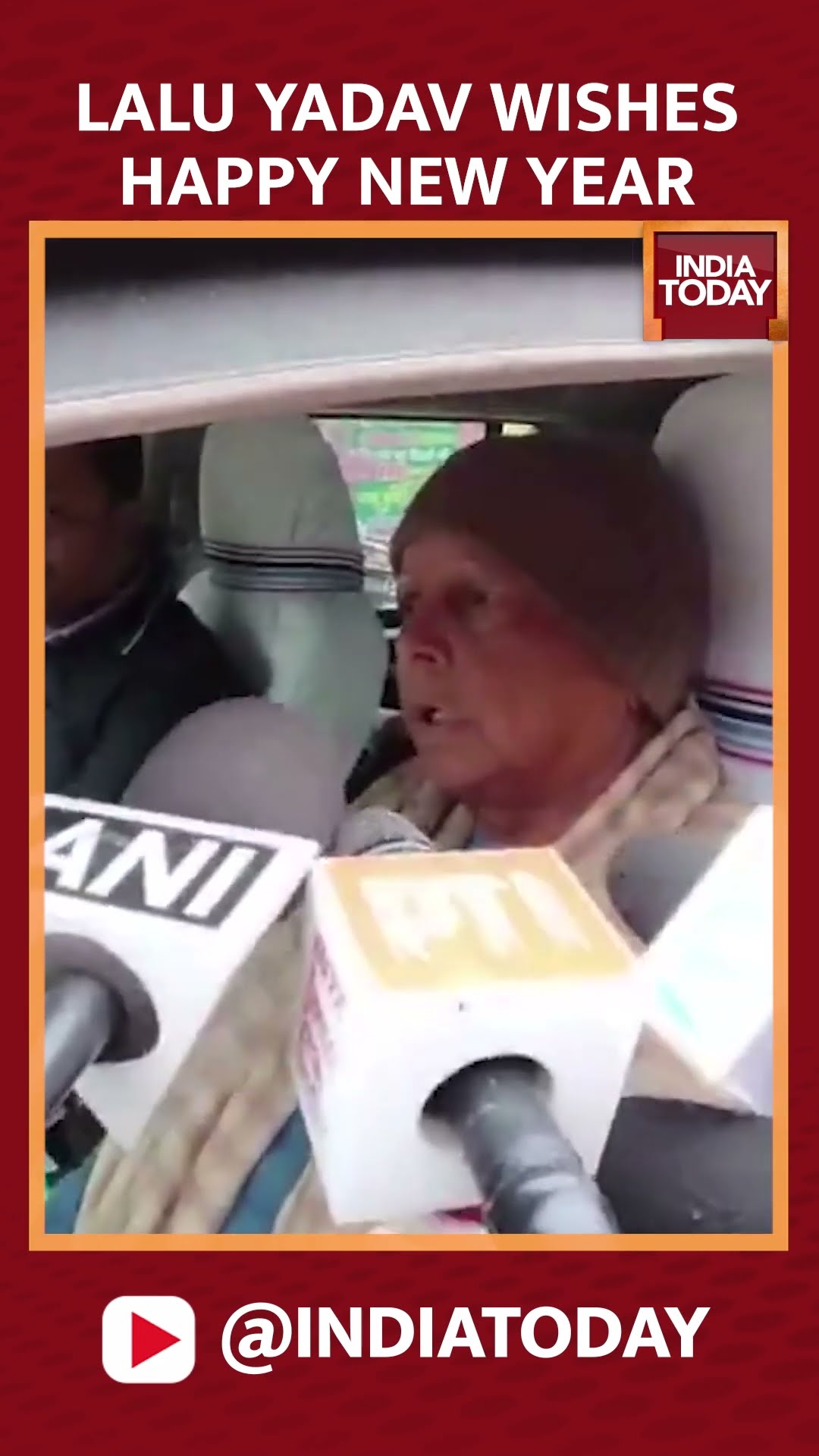 Lalu Prasad Yadav Wishes Happy New Year 2025 To Everyone #shorts #newyear2025