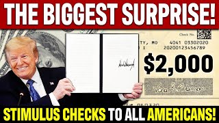 BIG NEWS! $2000 | Stimulus Checks to All Americans | New Stimulus Update | Millions Are Waiting...