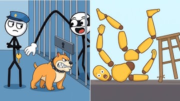 THIEF PUZZLE Vs RAGDOLL BREAK : Satisfying ASMR Gameplay - All Max Levels Gameplay 2025