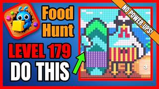 Food Hunt: Pixel Puzzle Level 179 No Hint First Try Solution | How to Beat