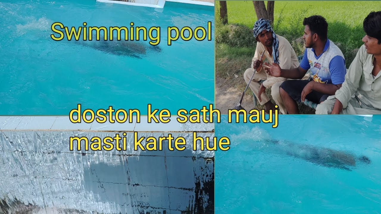 swimming pool|doston ke sath mauj masti karte hue|Aslam sultan mix vlog ...