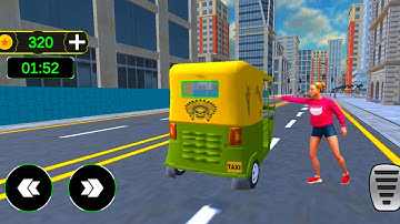 Auto Rickshaw Traffic Racer - City Tuk Tuk Auto Rickshaw Game - Android Gameplay #2