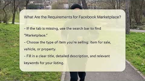 What Are the Requirements for Facebook Marketplace? - Everyday-Networking