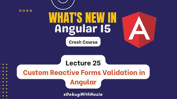 Custom Reactive Forms Validation | Mastering in Angular 15 from Beginner