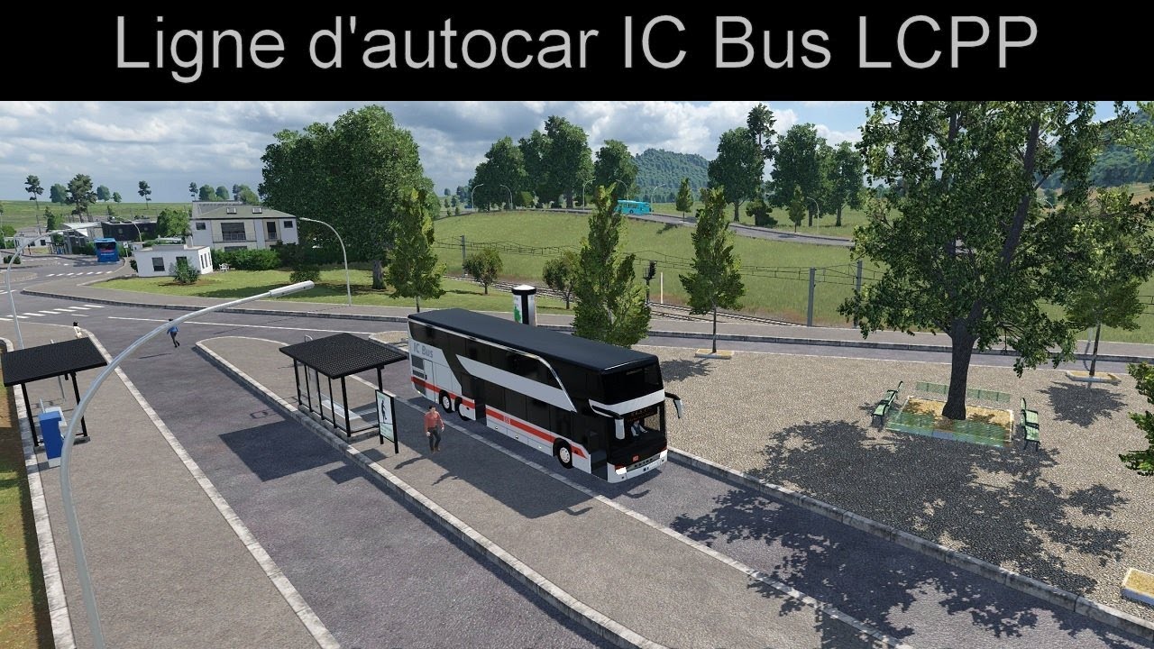 Transport Fever 2 - Map 8 - Autocar IC BUS LCPP - Le Confluent - Péage ...