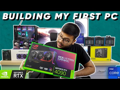 Building My First Gaming PC with No Experience *Intel i9-13900k + RTX 4090*