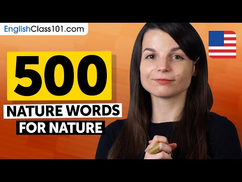 English Nature Words for Nature Lovers!