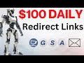 Earning 100 daily using redirect links and contact forms even for beginners