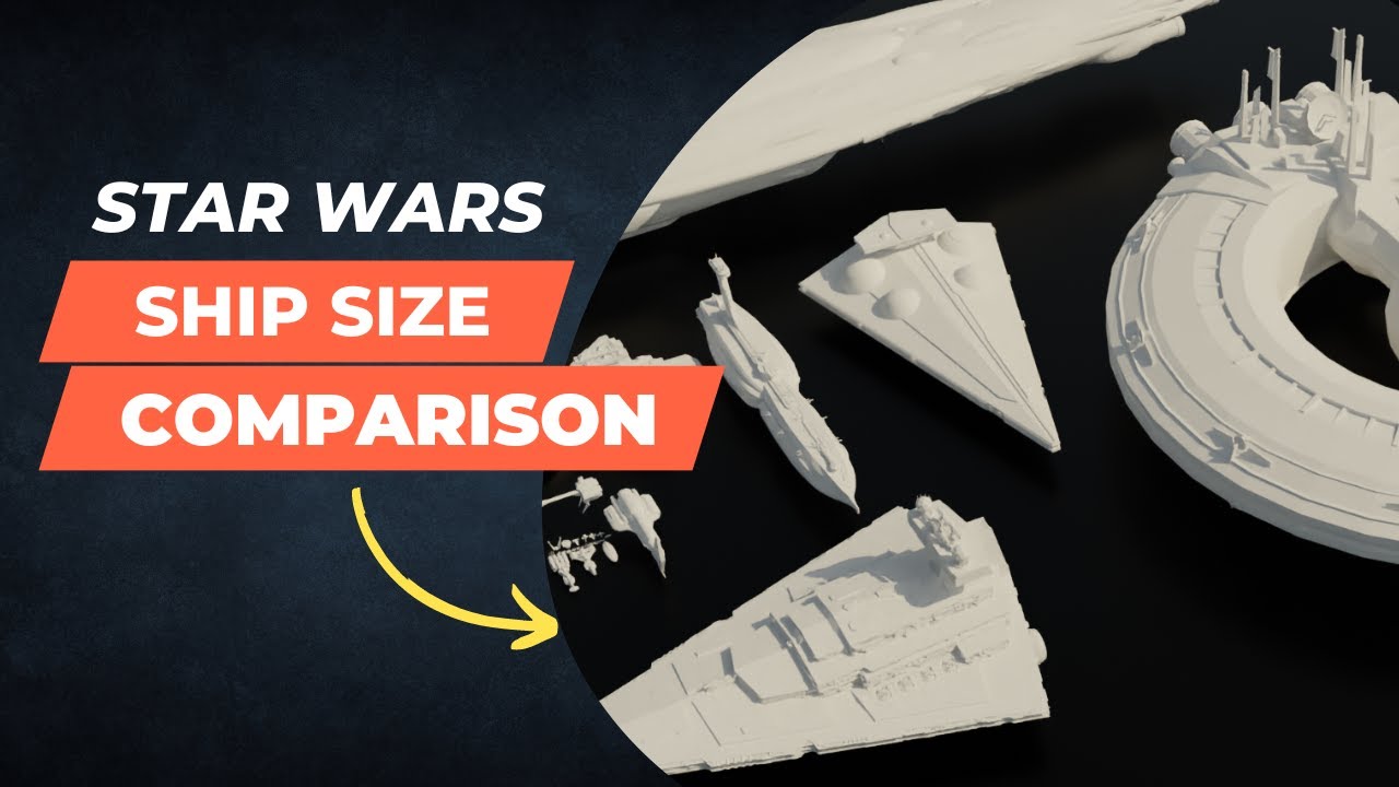 Star Wars Ship Size Comparison