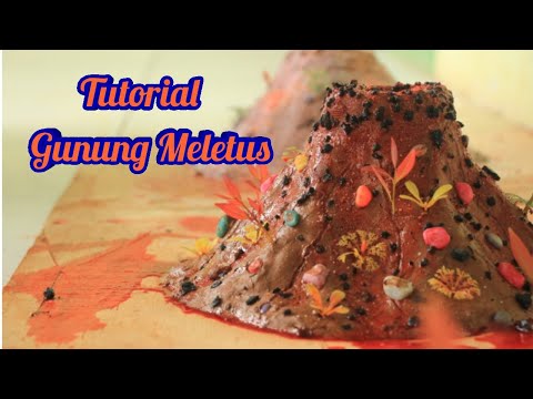 Tutorial Gunung Meletus dari Tanah Liat | Pratikum SMPTQ Al Azka