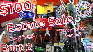 Part 2- $100 Estate Sale Tool Haul! Better Than Part 1?