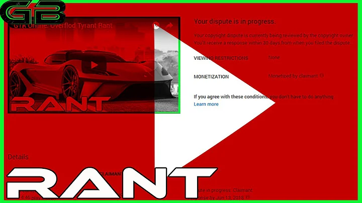 YouTube: Fraudulent Copyright Claims Rant