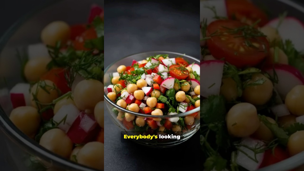 Fresh & Healthy Chickpea Salad | Easy Protein-Packed Recipe