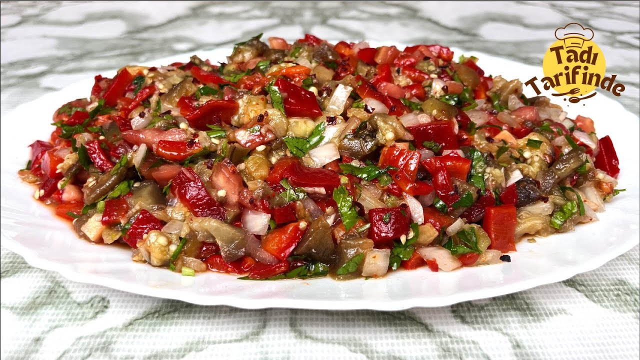 Közlenmiş Patlıcan Salatası 🍆🥗 | Herkesin İstediği O Nefis Tarif 🤤