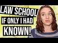 What I Wish I'd Known When Starting Law School | TOP 5 NEED-TO-KNOWS!