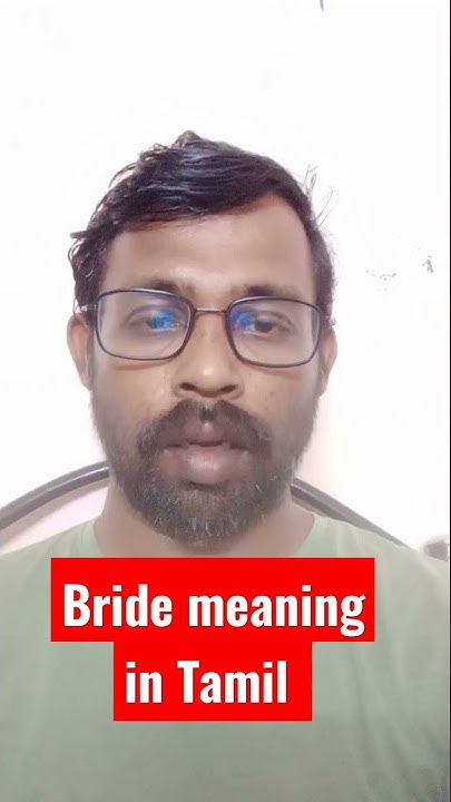 Bride Meaning In Tamil YouTube bride-meaning-in-tamil-youtube