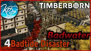 Timberborn BADWATER! 4 - BADTIDE DISASTER - UPDATE 5 NEW MECHANICS! Let's Play, Guide