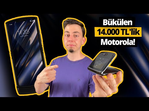 Katlanabilen tek kameralı telefon Motorola Razr 5G elimizde!