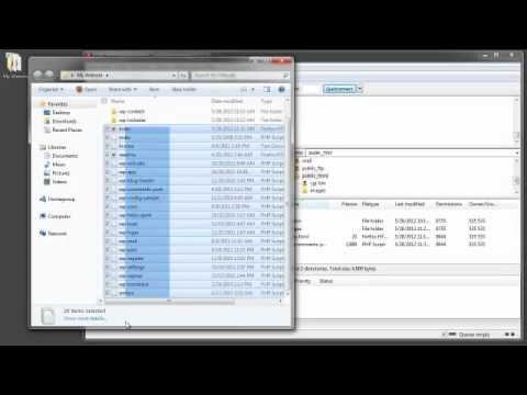 How to transfer files using FileZila - Hostgator