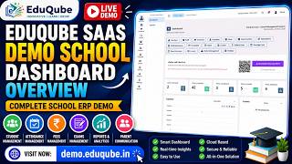 All-in-One School Management Dashboard Demo | EduQube SaaS | Complete Overview