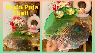 Resin Pooja Thali Full Tutorial |How to make pooja thali in Silicon Mould | Resin art For beginners