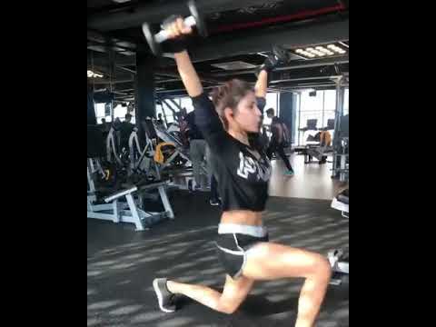 Rhea chakraborty fashion fit workout in gym