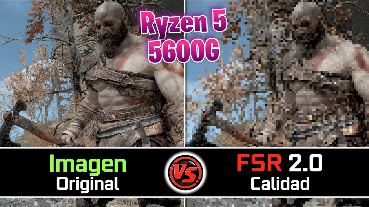 ✅ God of War ✅ FSR 2.0 ✅ Ryzen 5 5600G ✅ Pruebas de Rendimiento ✅ 2022