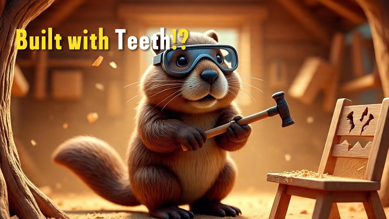A Beaver Built THIS With His Teeth!? | Relaxing Carpenter ASMR 