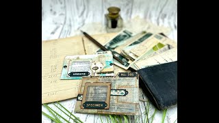 What I do with Tim Holtz frosted film