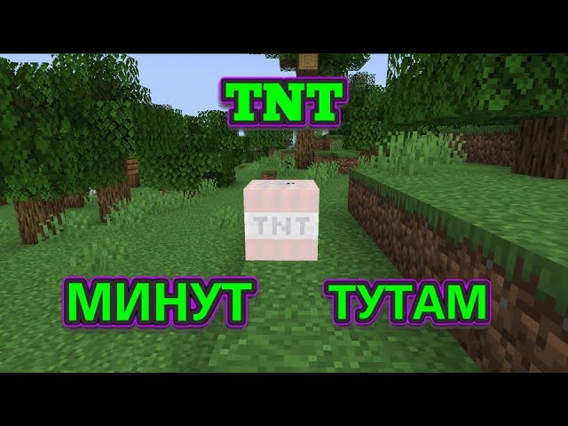 Minecraft Гэхдээ TNT минут тутам төрнө