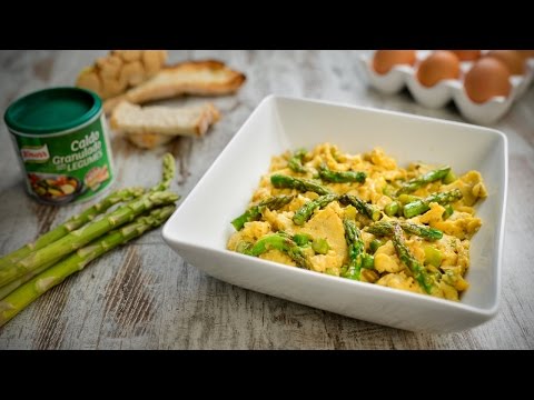 Ovos Mexidos com Espargos - Knorr - Receitas Simples