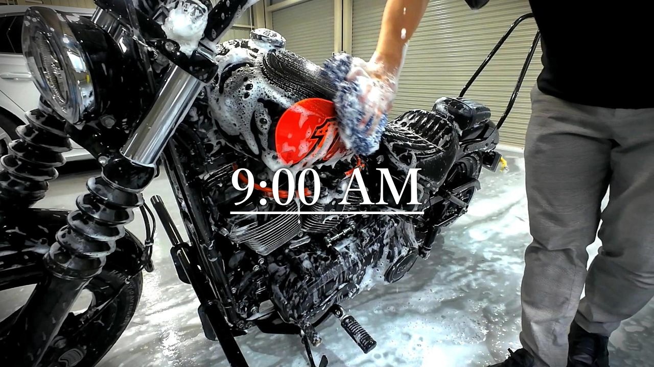 Заставьте свой Harley сиять [мойка автомобиля Harley]