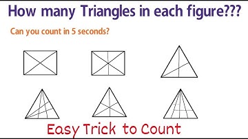 Trick on How to count number of triangles in a figure | Part 2 | Reasoning | Maths Trick |Gyani Baba