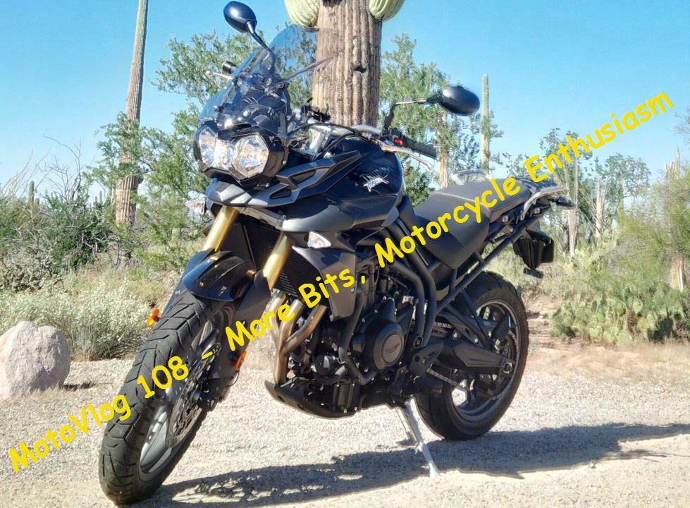 MotoVlog 108 - Puig Windscreen plus Motorcycle Enthusiasm! - Triumph Tiger