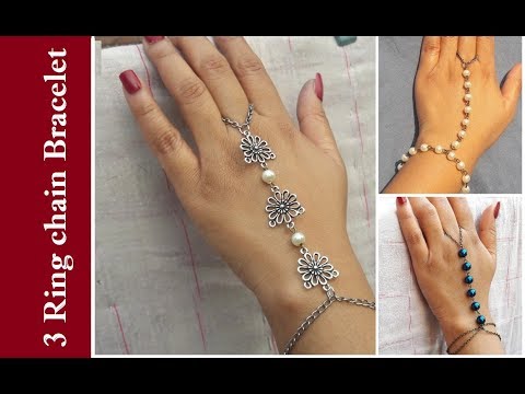 Buy Single Bracelet/ Haath Phool / AD/ CZ Ring Bracelet / Hand Harness/  Diamond Bracelet /hath Panja Online in India - Etsy