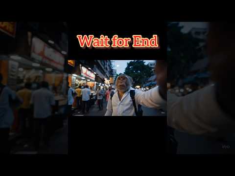 Corporate Monkey ka Pani Puri Vlog | Spicy vs Sweet 😂 #monkey #ai #aivideo #viral #vlog #cartoon