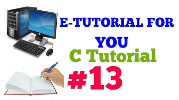 C Tutorial #13 For Loop