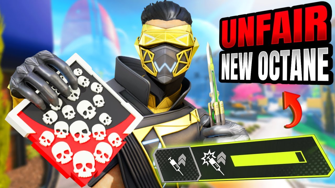 NEW OCTANE IS UNFAIR - 20 KILLS GAME (Apex Legends Gameplay)