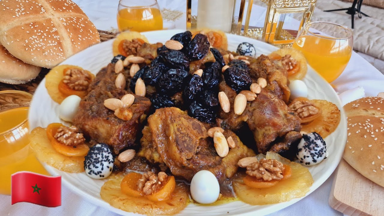 شهيوات عيد الأضحى🐏يحلفو على هاد طبسيل هارب من العرس🤣بنة العراسات فدارك لحم بالبرقوق😋معسل ومعلك روعة