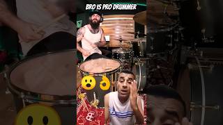 Bro is Pro Drummer 🔥😮😎 #drummer #shorts #drums #stayalive #drumcover #fyp