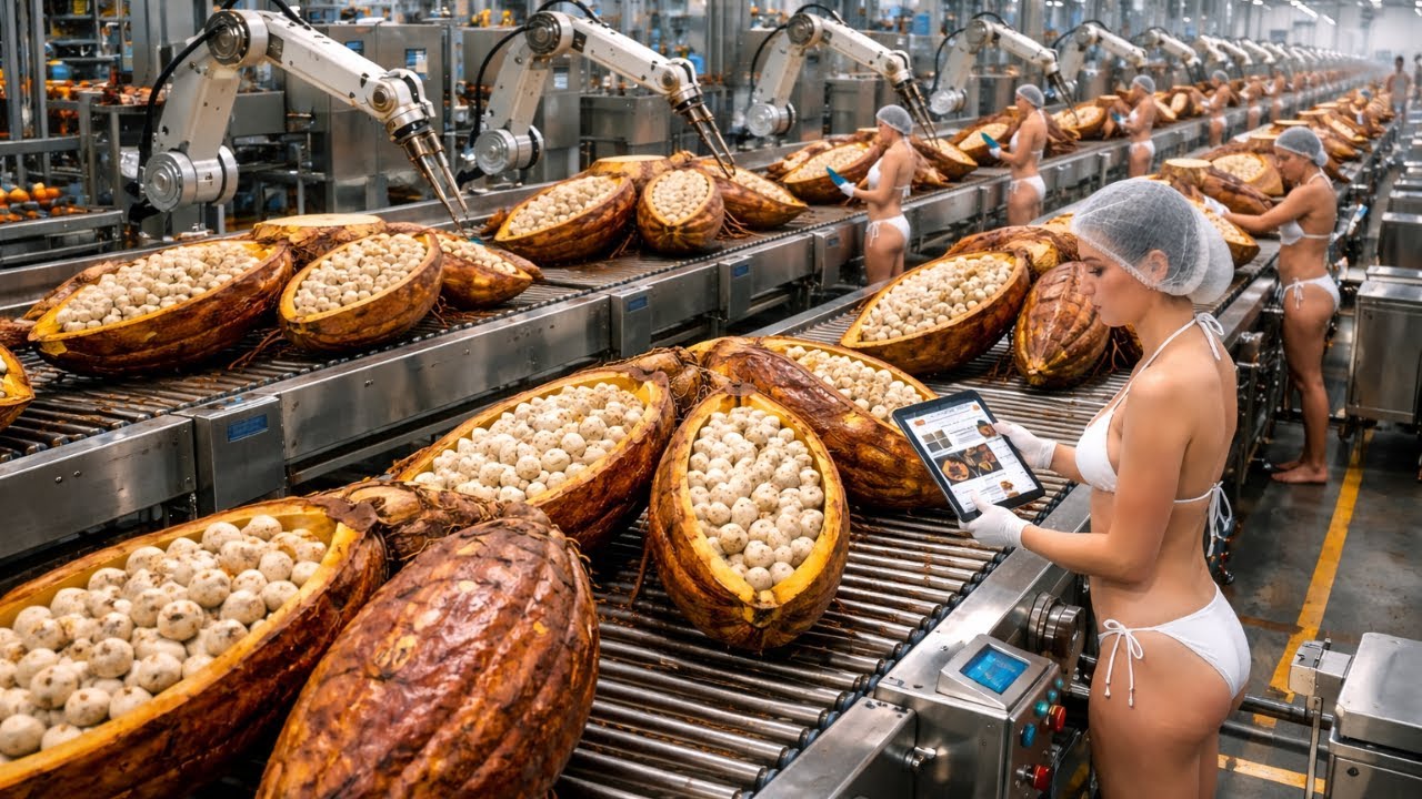 Inside Chocolate Processing: How Cocoa Becomes Chocolate in Mega Factories