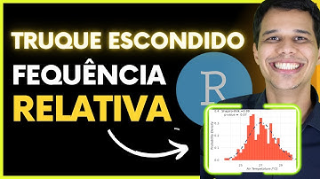 TRUQUE PARA OBTER FREQUÊNCIA RELATIVA EM HISTOGRAMAS NO R | COMO FAZER HISTOGRAMAS NO R