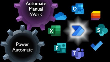 Automate manual work using Power Automate - 2021 - no programming knowledge needed.