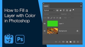 How to Fill a Layer with Color in Photoshop