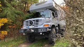 Solarstrom im Exmo Mercedes ZETROS 4x4, Back to the Roots Tour (Part 8) &#39;Kaffe und Kuchen&#39;