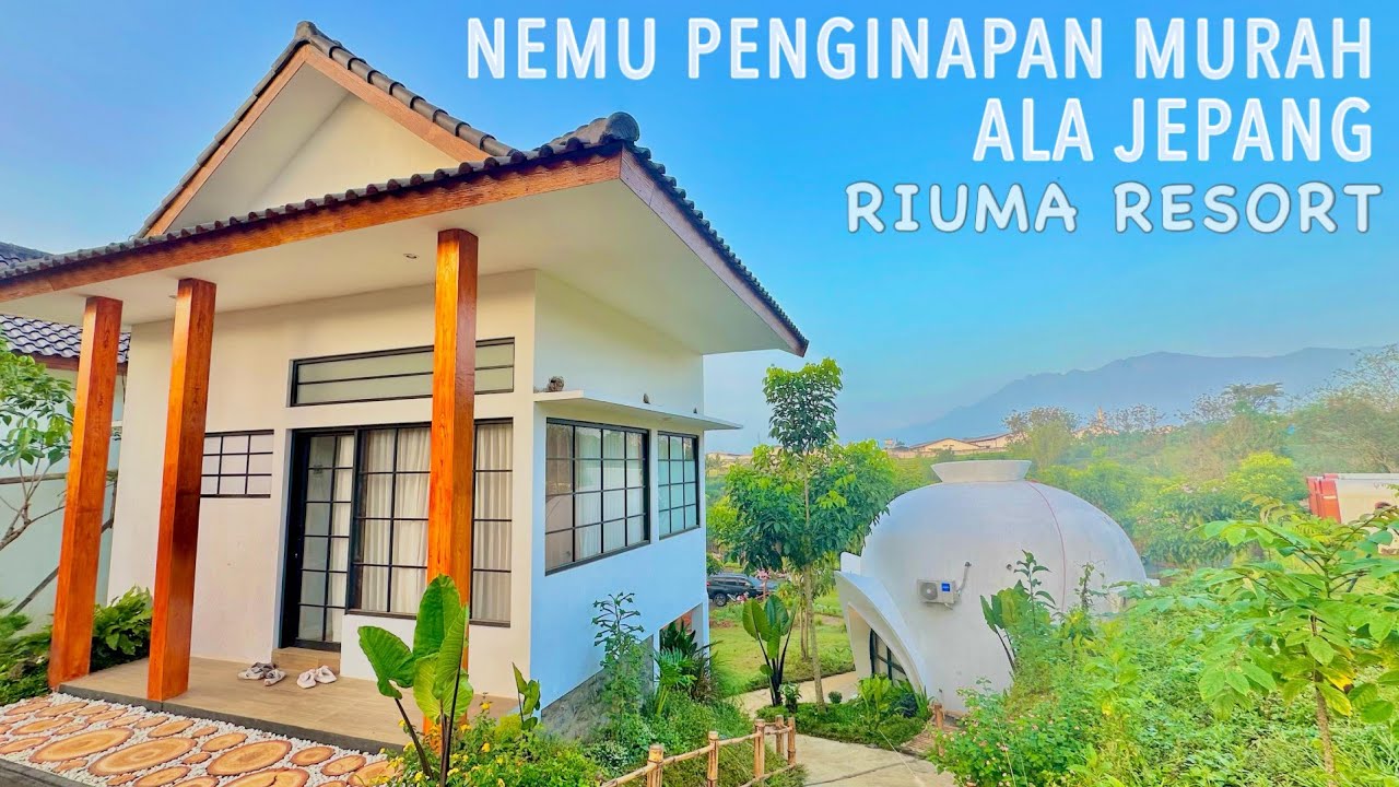 Penginapan Murah Ala Jepang !! RIUMA RESORT Bikin Healing Makin Classy || Batu Malang