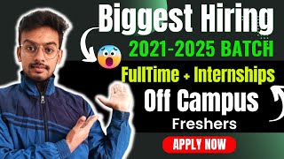 Off Campus Hiring For 2023 | Internships | 2021 | 2022 | 2023 | 2024 | 2025 Batch | Kn Academy Jobs
