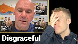 Dana Whites Pathetic LOW ENERGY Announcement For Aspinall vs Gane! Pereira vs Akalaev 2 & Merab!